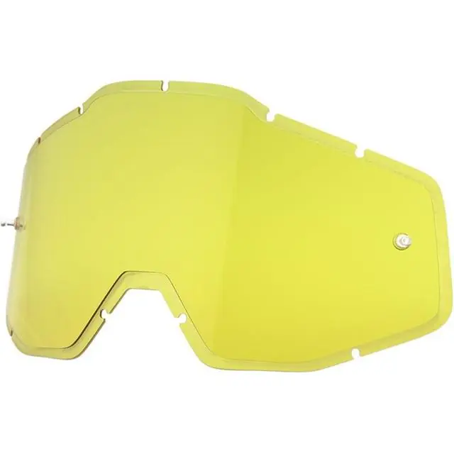 100% Ecran de masque Accuri/Strata/Racecraft jaune Meilleur Prix