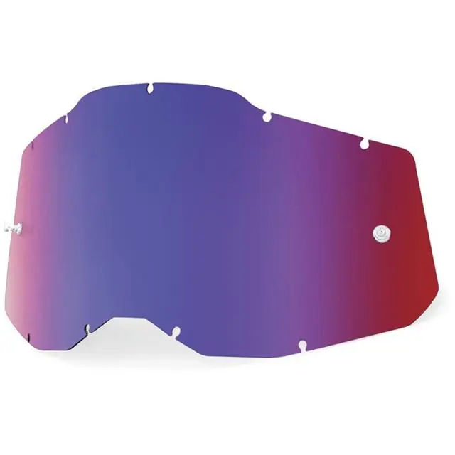 100% Ecran de masque Accuri2/Strata2/Racecraft2 mirror rouge/bleu Seulement Aujourd’hui