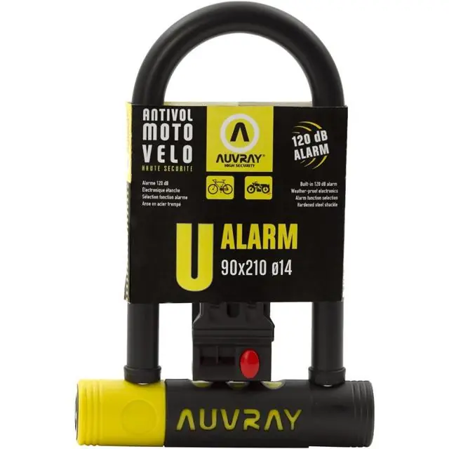 Acheter Direct AUVRAY Antivol U Alarme Avec Support D.14 90 X 210